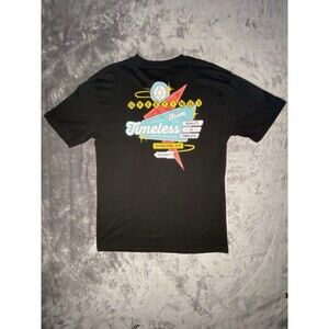 Timeless Apparel Graphic T-Shirt Men’s L Black Retro Motel Neon Sign Tee